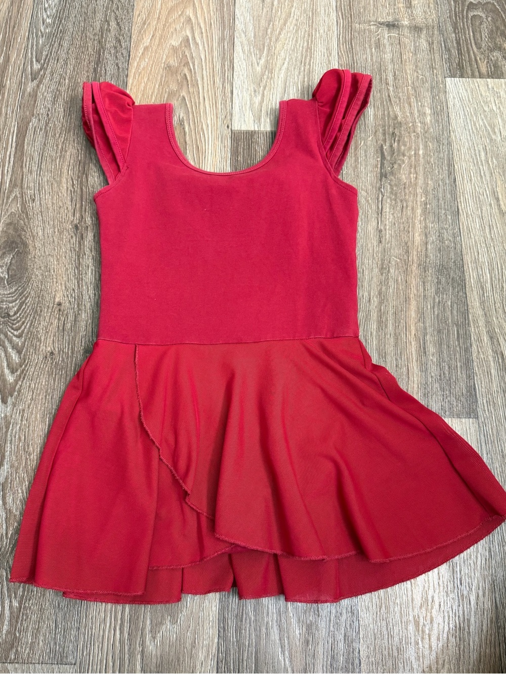 Red Kids Dance Costume Dress